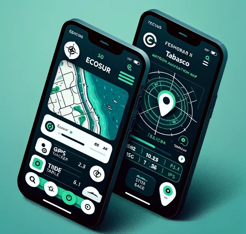 App móvil con variables oceanográficas, rastreo GPS y tabla de mareas
